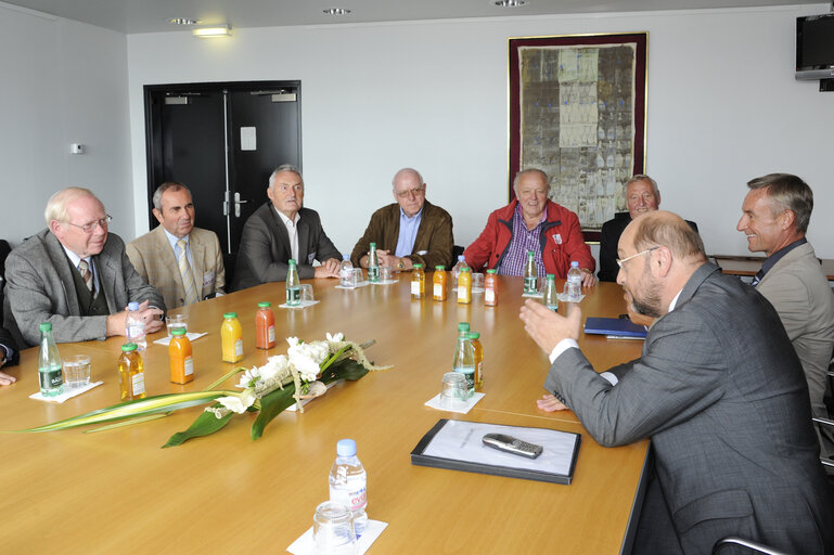 Fotografi 2: Martin SCHULZ - EP President meets with Willy GORLACH