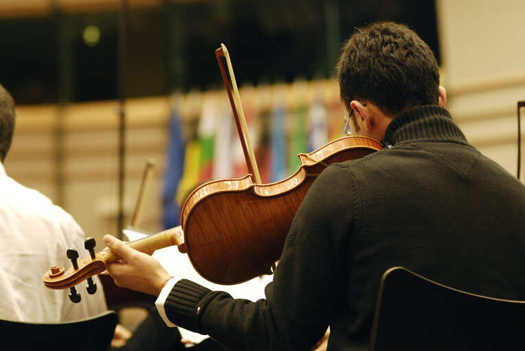 Foto 12: Classical concert in the Hemicycle of the EP in Brussels.