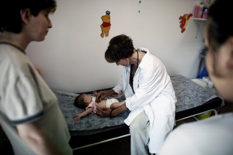 Fotografi 35: Photos taken at the Medecins du Monde center in Athens.