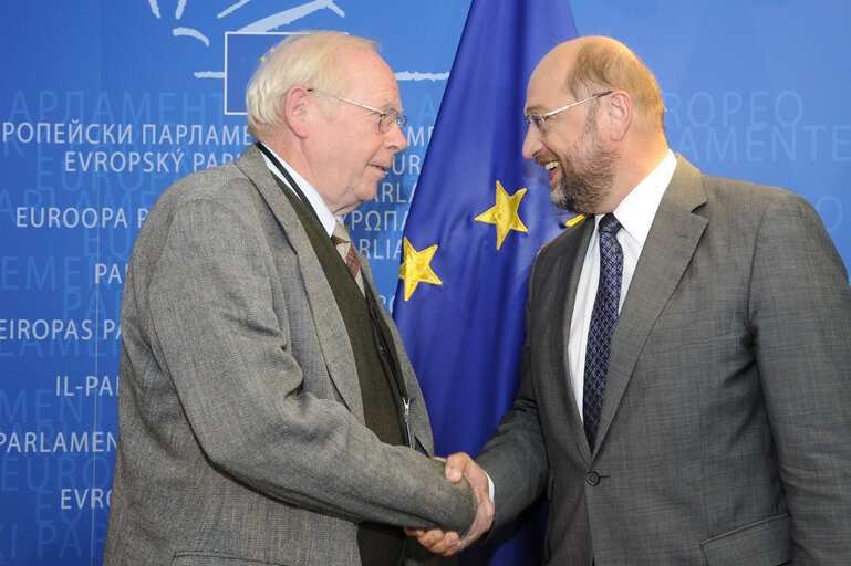 Fotografi 6: Martin SCHULZ - EP President meets with Willy GORLACH