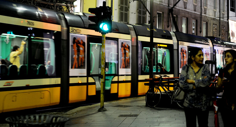 Fotografie 26: Tramway in central Milan