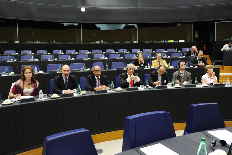 Fotografie 11: The european parliament and the parliamentary assembly of the council of Europe - two parliamentary institutions completing each other and non-competing.