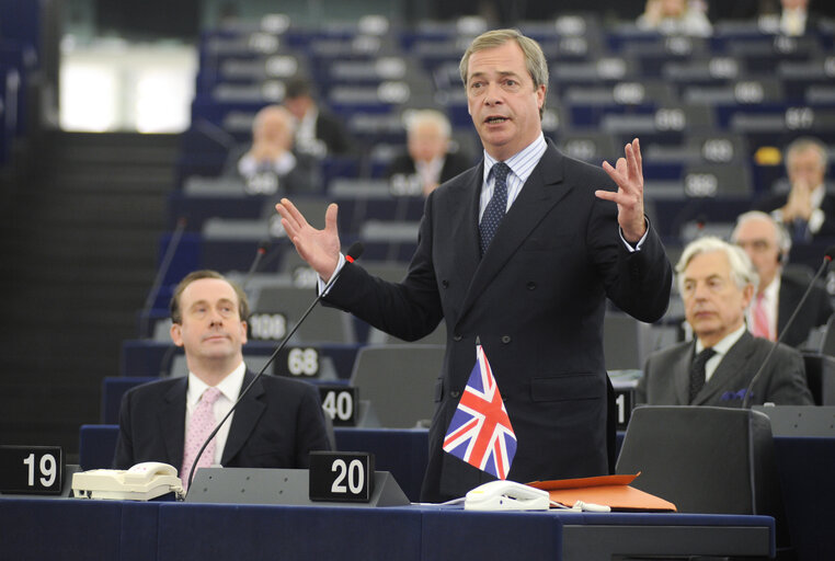 Photo 18: Plenary Session in Strasbourg - Week 43  European Council and European Commission statements