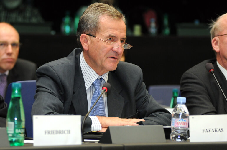 Fotografie 12: EP President meets with the Vice-Presidents in Strasbourg