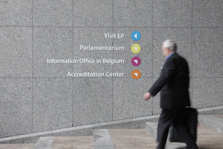 European Parliament in Brussels