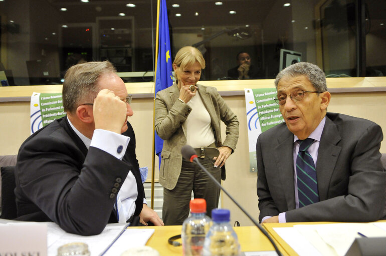 Photo 21: AFET Committee meeting in Brussels - Discussion with the Secretary General of the Arab League (in the context of EP-Arab week activities)