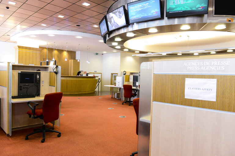EP Pressroom in Brussels