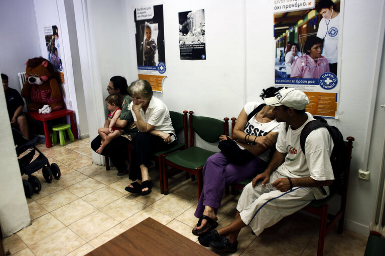 Fotografi 5: Photos taken at the Medecins du Monde center in Athens.