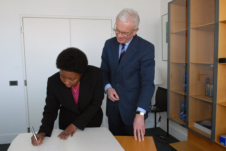 Fotografie 7: EP President meets the UN deputy Secretary-General.