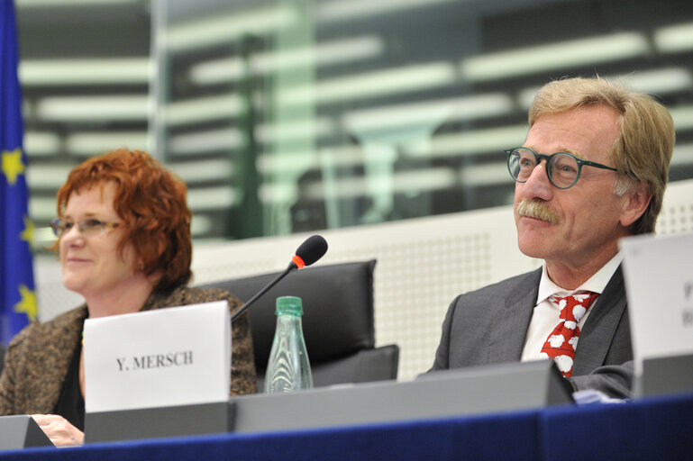 Fotografia 16: ECON Committee meeting.  Nomination ECB board.