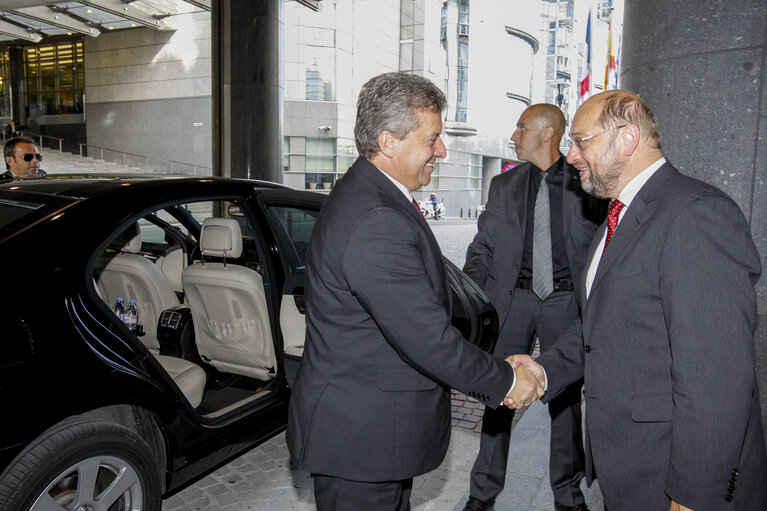 Fotografija 9: Martin SCHULZ - EP President meets with Gjorge IVANOV, President of the Former Yugoslav Republic of Macedonia