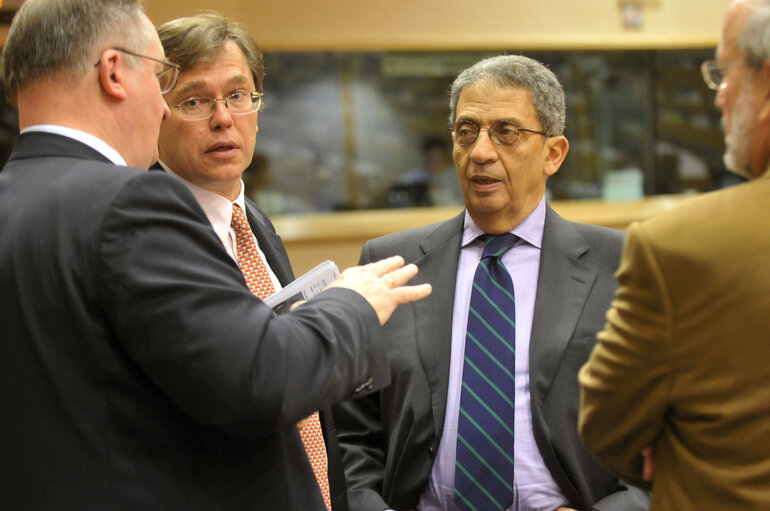 Fotografie 17: AFET Committee meeting in Brussels - Discussion with the Secretary General of the Arab League (in the context of EP-Arab week activities)