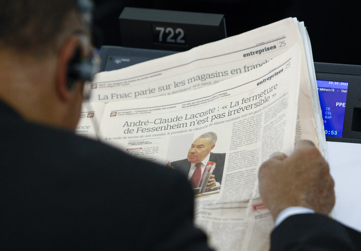 Photo 8: Plenary Session in Strasbourg - Week 43  Multiannual financial framework - own resources