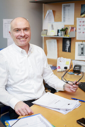 MEP Peter SIMON at the European Parliament in Brussels