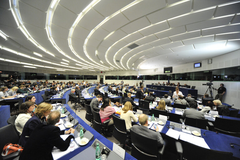 Fotografia 13: ECON Committee meeting.  Nomination ECB board.