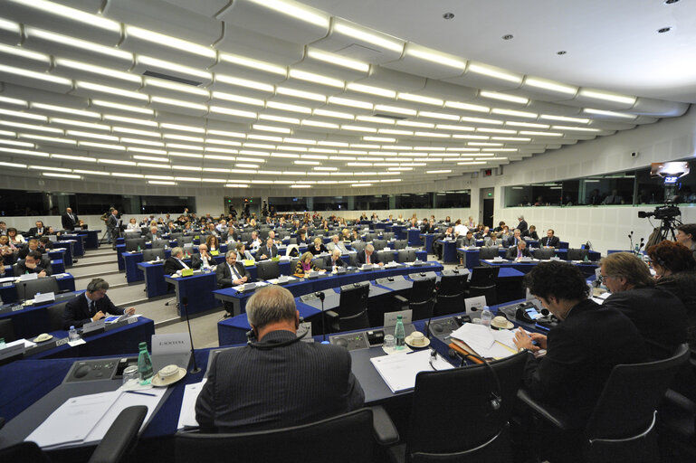 Fotogrāfija 12: ECON Committee meeting.  Nomination ECB board.