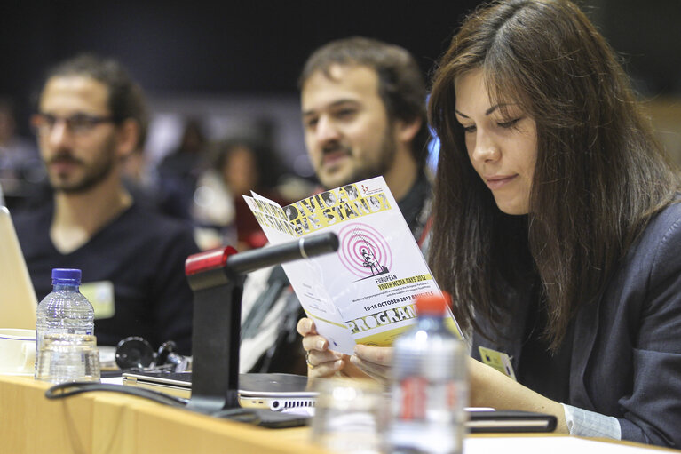 European youth media days 2012: Workshop for young journalists.