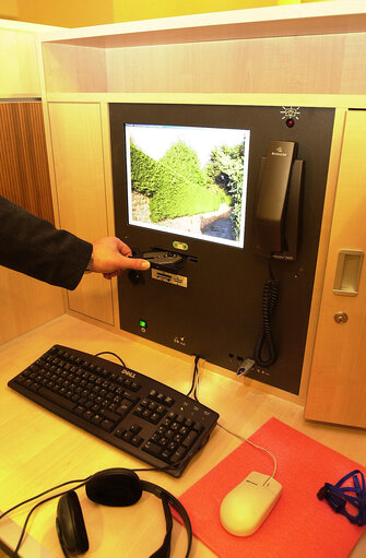 Zdjęcie 6: Press room at the EP in Brussels.