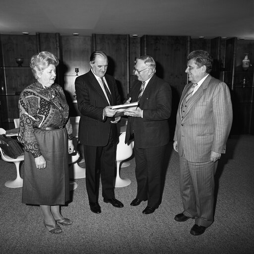 EP Pressident meets with MEPs for Luxembourg