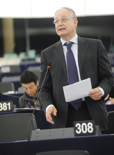 Photo 6: Plenary Session in Strasbourg - Week 43  European Council and European Commission statements