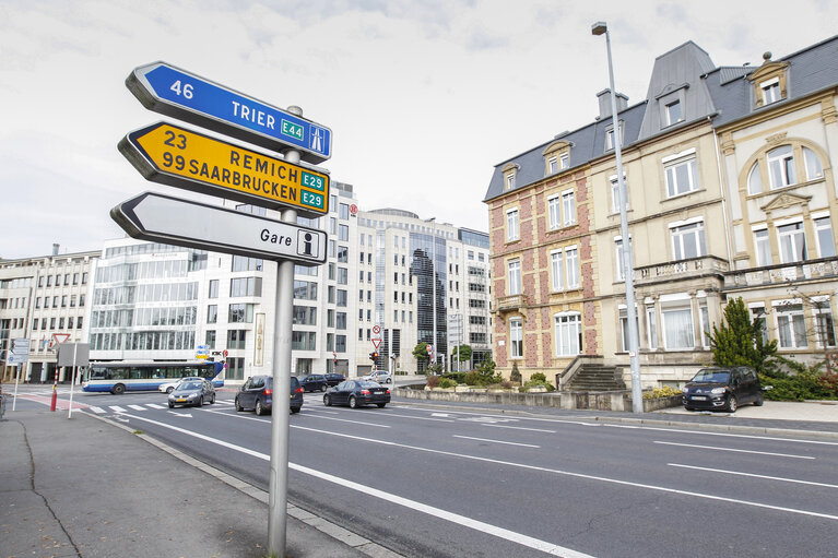 Foto 31: Signpost in Luxembourg