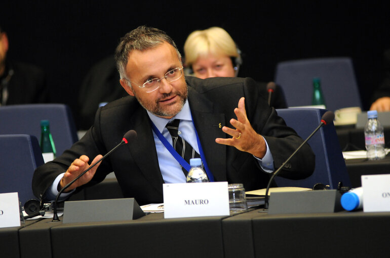 Fotografie 3: EP President meets with the Vice-Presidents in Strasbourg