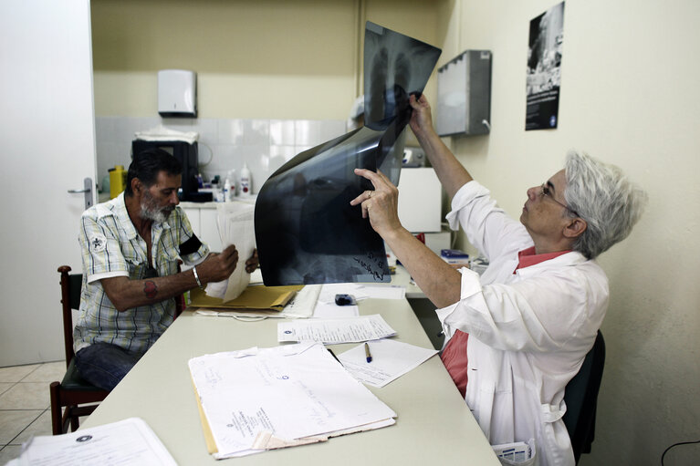 Fotografi 15: Photos taken at the Medecins du Monde center in Athens.