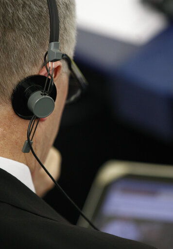 Photo 42: Plenary Session in Strasbourg - Week 43  European Council and European Commission statements