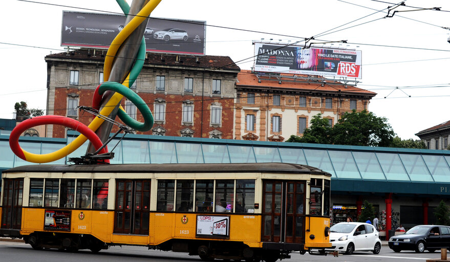 Fotografie 30: Tramway in central Milan