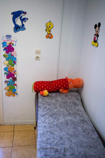 Fotografi 17: Photos taken at the Medecins du Monde center in Athens.