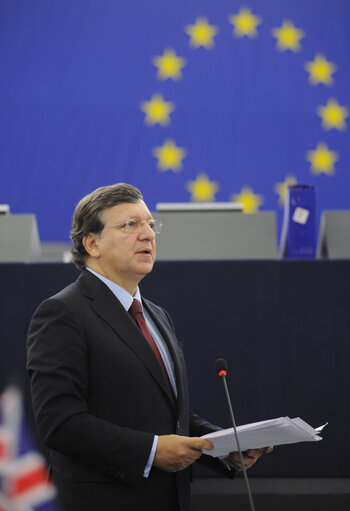 Photo 30: Plenary Session in Strasbourg - Week 43  European Council and European Commission statements