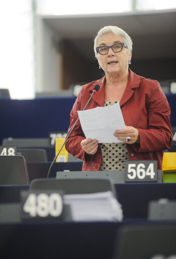 Billede 7: Plenary Session week 43 2012 in Strasbourg, discrimination against girl in Pakistan in particular the case of Malala YOUSAFZAI