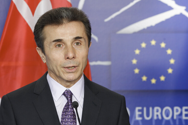 EP President meets with prime minister of Georgia Bidzina IVANISHVILI