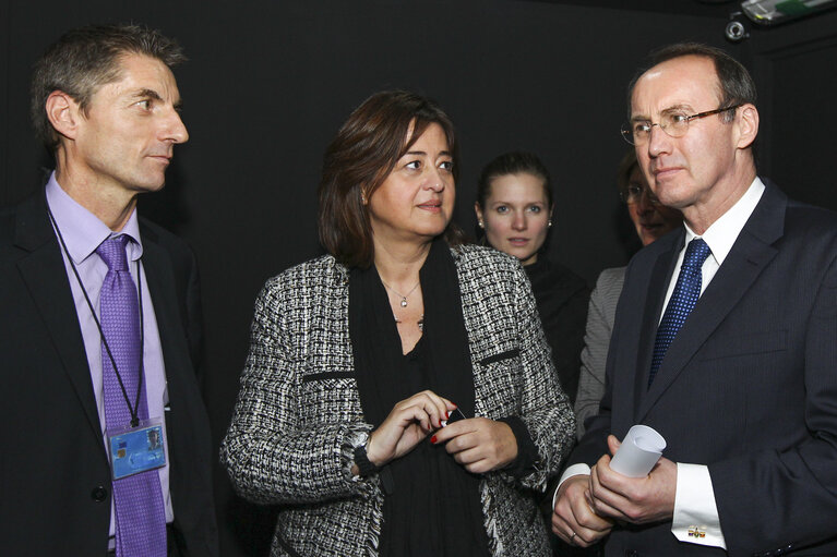 Foto 4: Opening of the Sakharov Prize exhibition at the Parlamentarium in Brussels