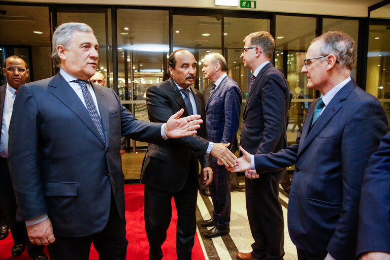 Photo 14: EP President meets with the President of Mauritania