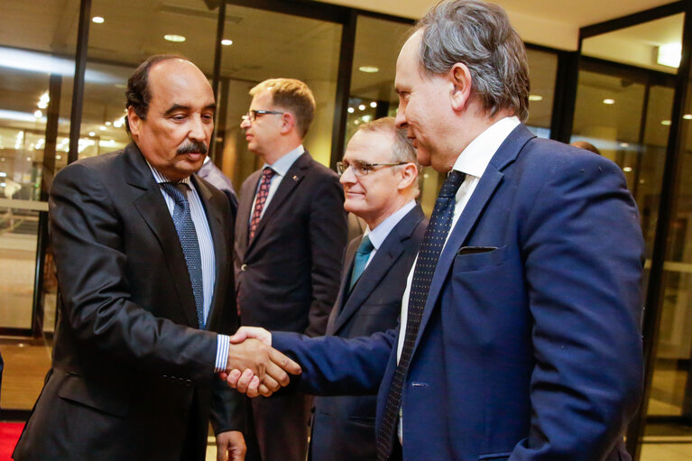 Photo 23: EP President meets with the President of Mauritania