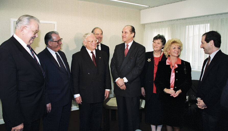 Foto 38: Visit of the President of Austria to the EP in Strasbourg