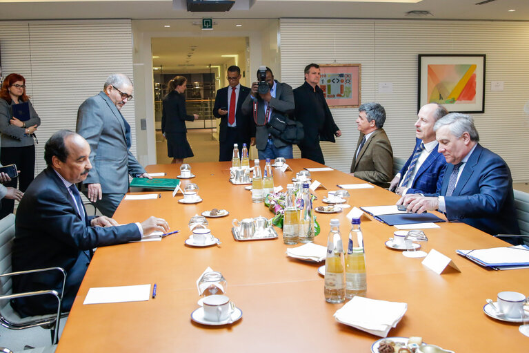 Photo 6: EP President meets with the President of Mauritania