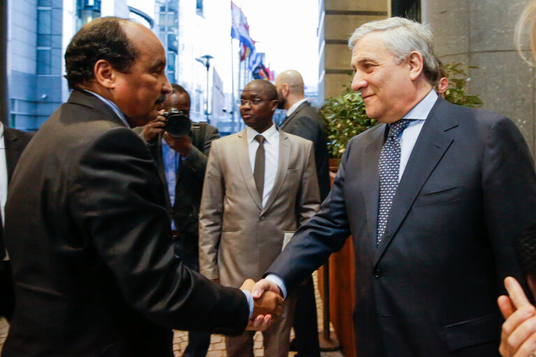 Photo 22: EP President meets with the President of Mauritania