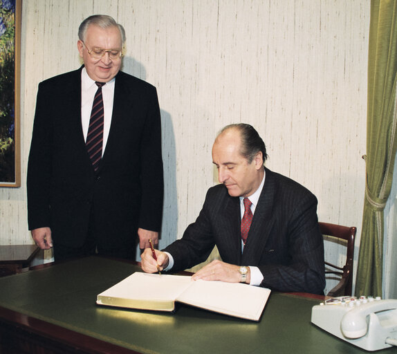 Fotografia 37: Visit of the President of Austria to the EP in Strasbourg