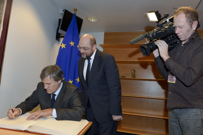 Foto 2: EP President meets with French Minister of Agriculture in Strasbourg