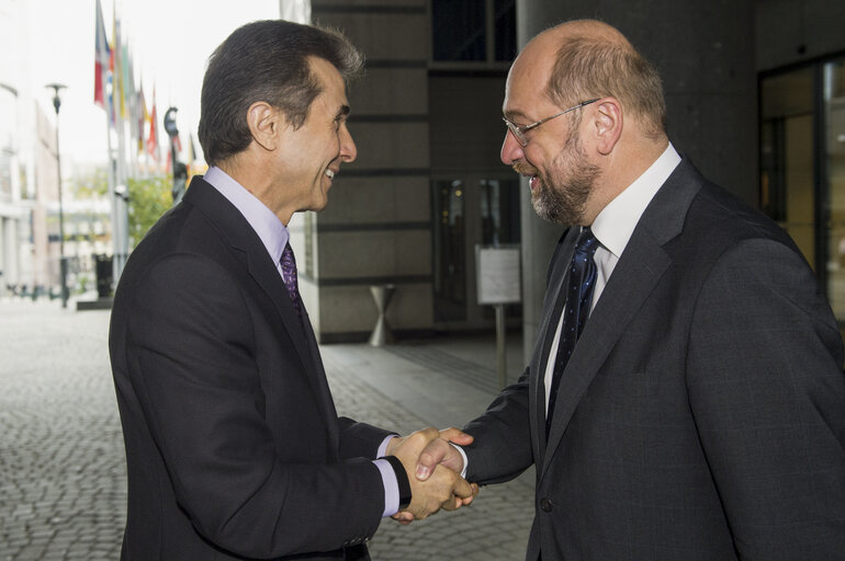 Foto 9: Martin SCHULZ - EP President meets with prime minister of Georgia Bidzina IVANISHVILI