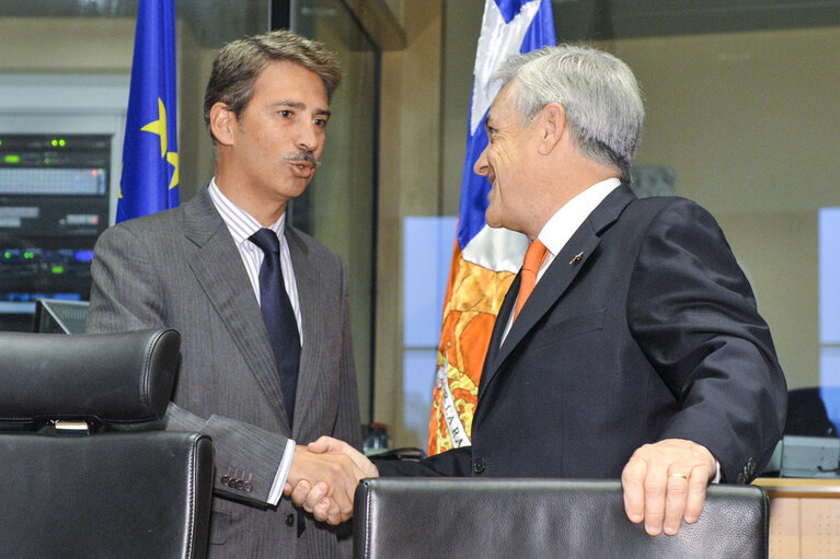 AFET committee meeting.  Committee on foreign affairs.  Exchange of views with the President of Chile