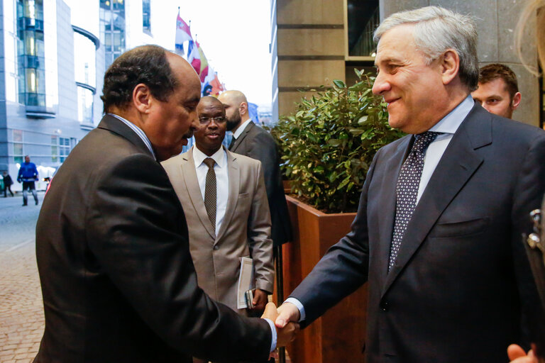 Photo 21: EP President meets with the President of Mauritania