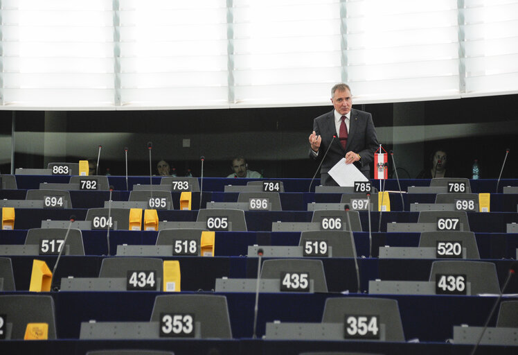 Plenary Session week 43 2012 in Strasbourg, EU strategy for the Danube region