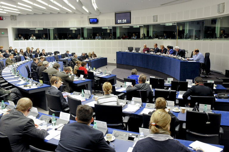 Fotografie 1: Committee on foreigns affairs. AFET committee meeting.