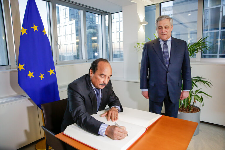 Photo 10: EP President meets with the President of Mauritania