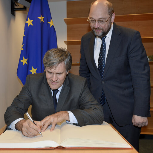 Fotó 5: EP President meets with French Minister of Agriculture in Strasbourg