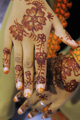 Henna paintings