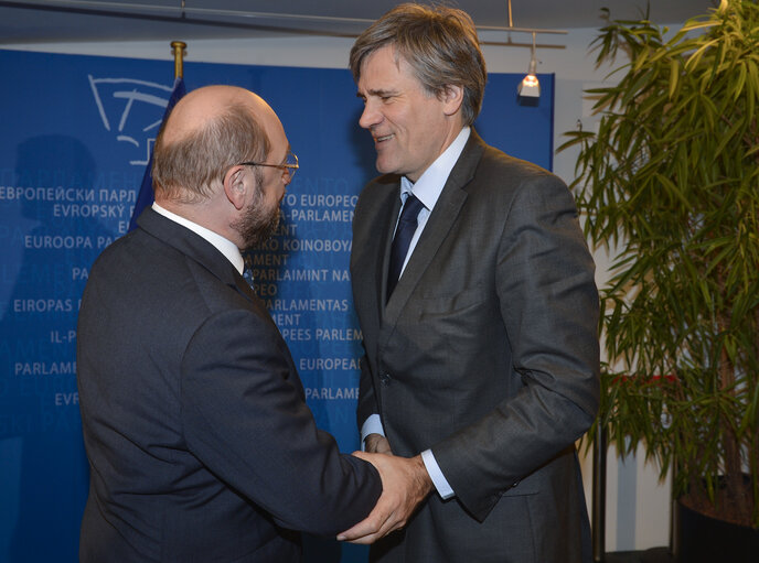 Foto 8: EP President meets with French Minister of Agriculture in Strasbourg